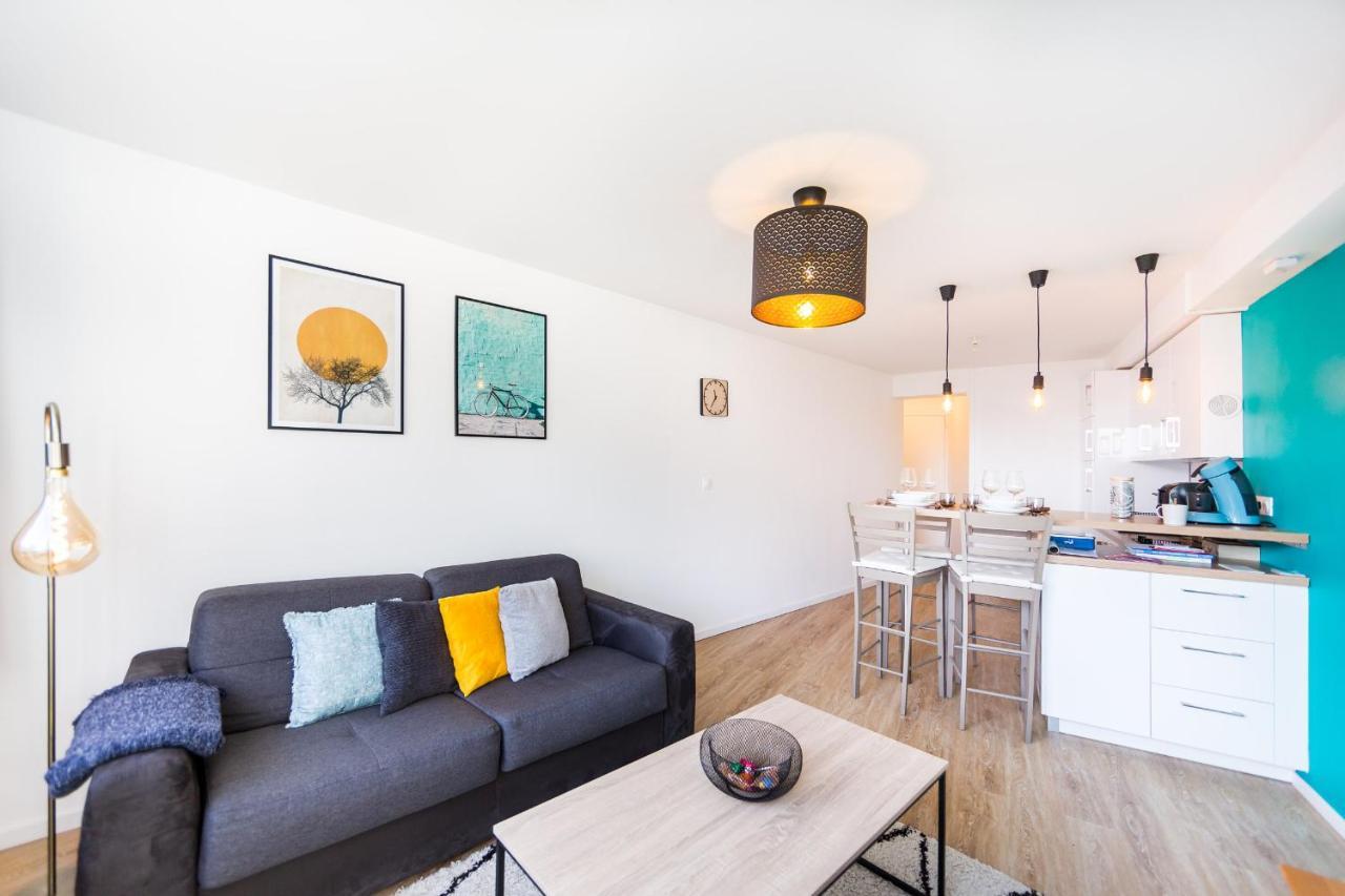 Splendide Appartement Rennes Centre + Parking Exterior foto